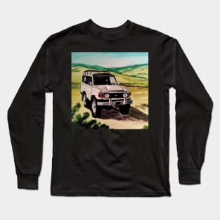 Toyota Land Cruiser J70 in South Africa Long Sleeve T-Shirt